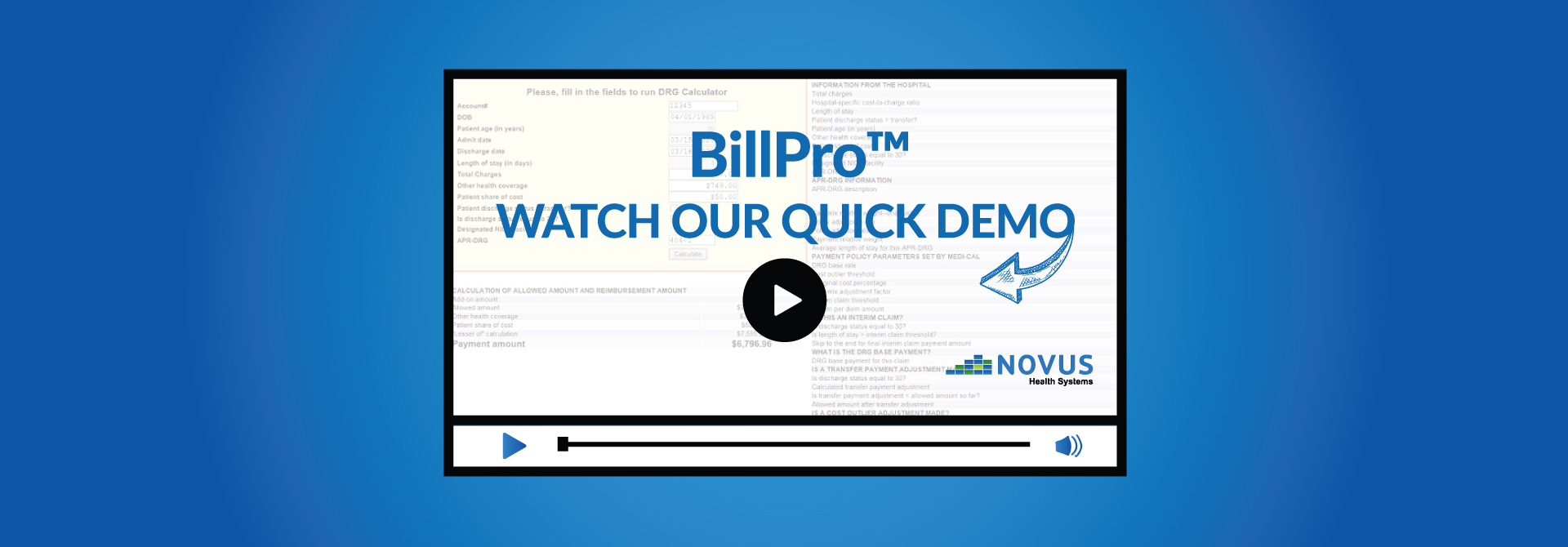 BillPro™ Quick Demo